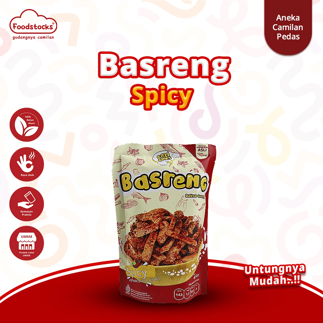 Geli Chips Basreng Spicy Daun Jeruk