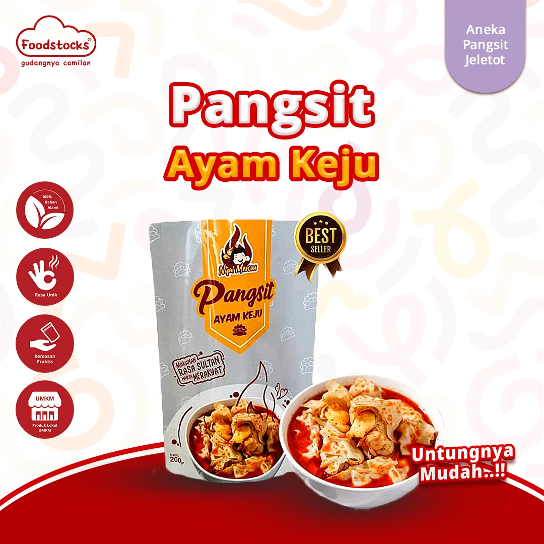 Nyai Mercon Pangsit Ayam Keju