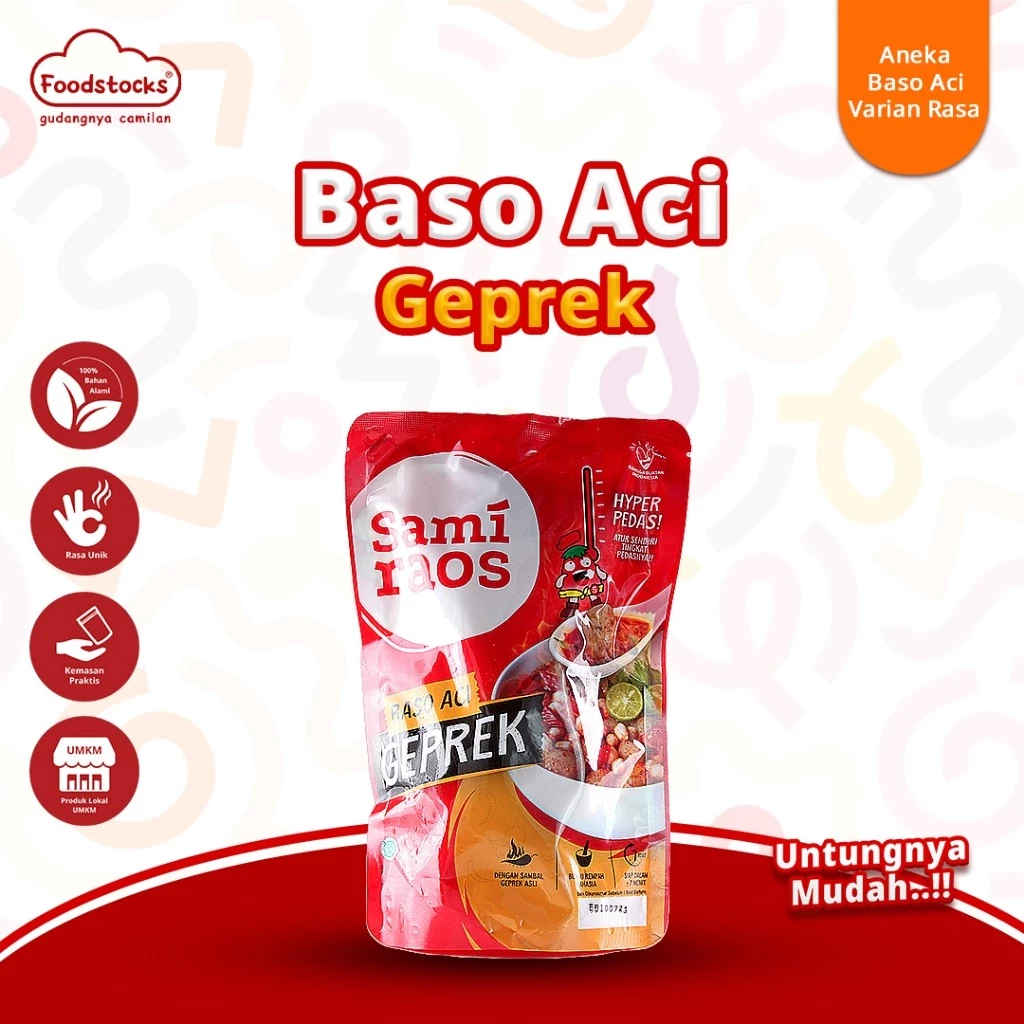 Sami Raos Baso Aci Geprek Pedas Djuara